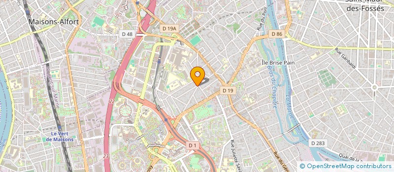 localisation de l'entreprise MONSIEUR MICHEL MATHIEU  CRETEIL