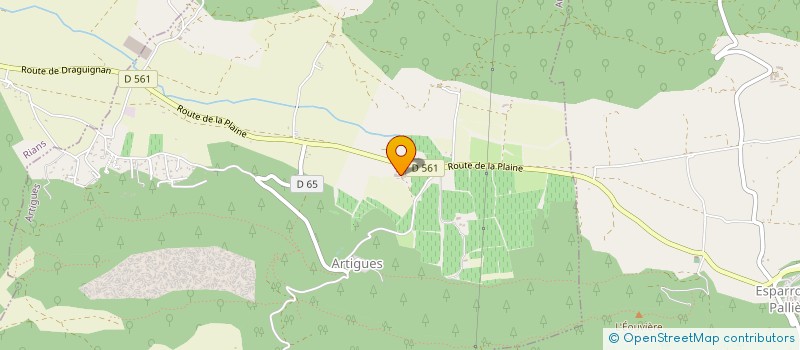 localisation de l'entreprise MONSIEUR MICHEL MATHIEU  ARTIGUES