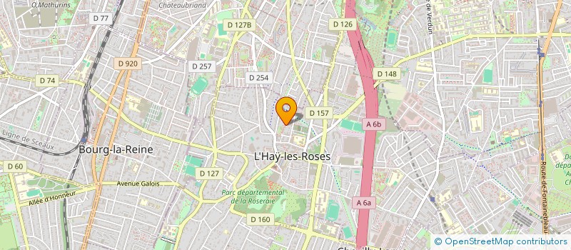 localisation de l'entreprise MONSIEUR MICHEL MATHIGOT  L'HAY-LES-ROSES