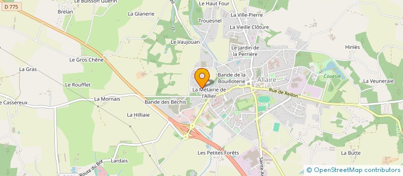 localisation de l'entreprise MONSIEUR MICHEL MATHURIN à ALLAIRE