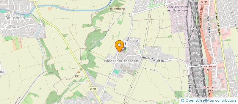 localisation de l'entreprise MONSIEUR MICHEL MATTHISS à NIEDERHAUSBERGEN