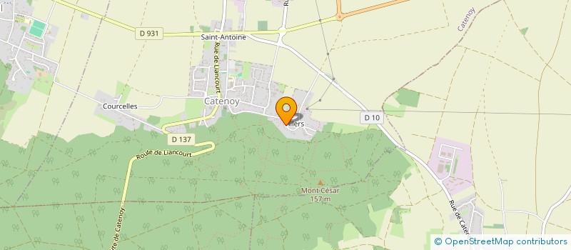 localisation de l'entreprise MONSIEUR MICHEL MAUCLERC  CATENOY