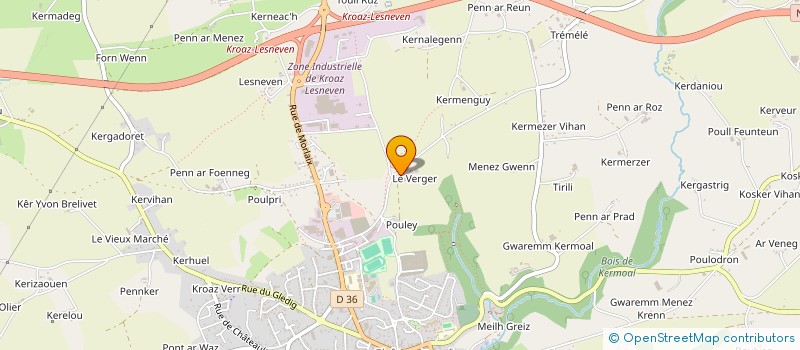 localisation de l'entreprise MONSIEUR MICHEL MAUDIRE à CHATEAUNEUF-DU-FAOU