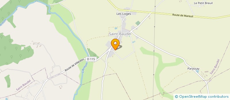 localisation de l'entreprise MONSIEUR MICHEL MAUGARD  SAINT-BAUDEL