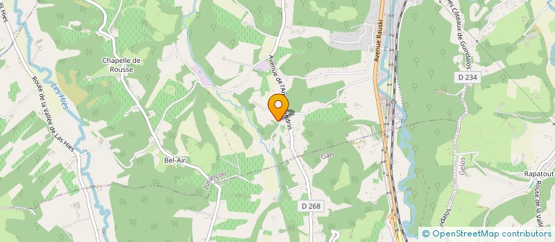 localisation de l'entreprise MONSIEUR MICHEL MAUPEU  JURANCON