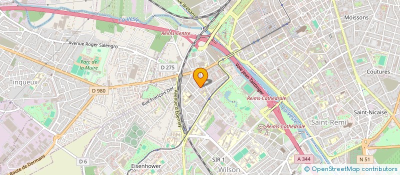 localisation de l'entreprise MONSIEUR MICHEL MAUPOIL  REIMS