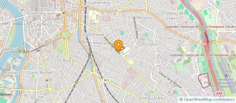 localisation de l'entreprise MONSIEUR MICHEL MAURAN à TOULOUSE