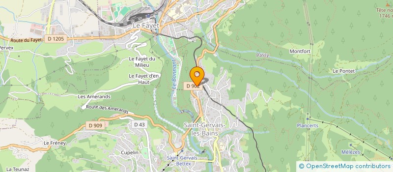 localisation de l'entreprise MONSIEUR MICHEL MAUREL à SAINT-GERVAIS-LES-BAINS