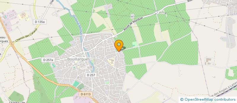 localisation de l'entreprise MONSIEUR MICHEL MAURIN  BOUILLARGUES