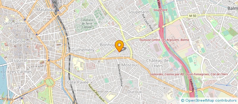 localisation de l'entreprise MONSIEUR MICHEL MAURIN à TOULOUSE