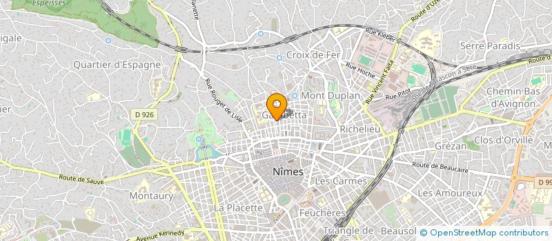 localisation de l'entreprise MONSIEUR MICHEL MAURIN  NIMES