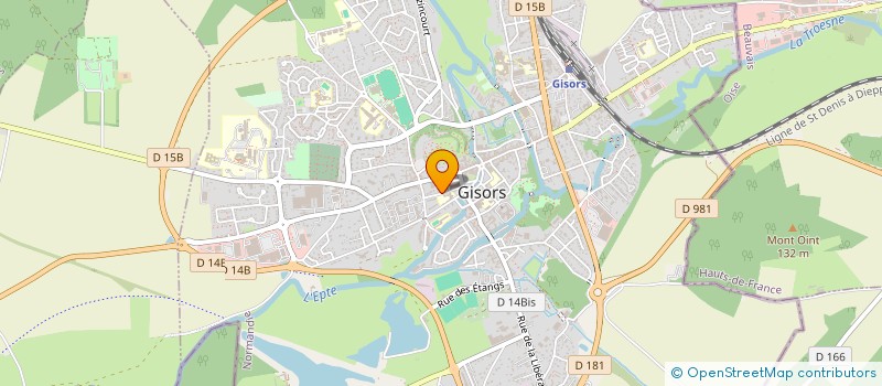 localisation de l'entreprise MONSIEUR MICHEL MAURIN  GISORS