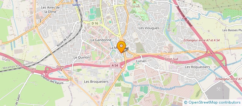 localisation de l'entreprise MONSIEUR MICHEL MAURO à SALON-DE-PROVENCE