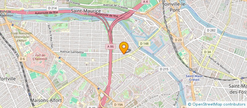 localisation de l'entreprise MONSIEUR MICHEL MAURY  MAISONS-ALFORT