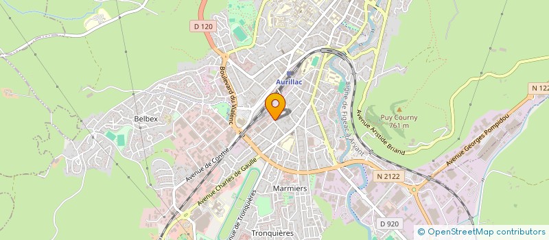 localisation de l'entreprise MONSIEUR MICHEL MAYENOBE à AURILLAC