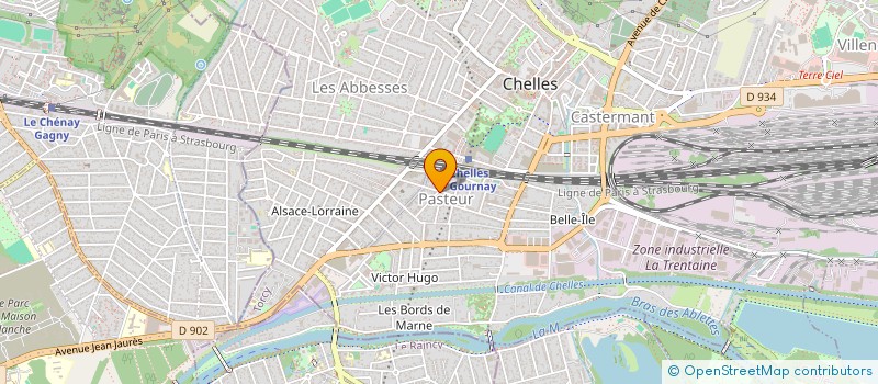 localisation de l'entreprise MONSIEUR MICHEL MAYER à CHELLES