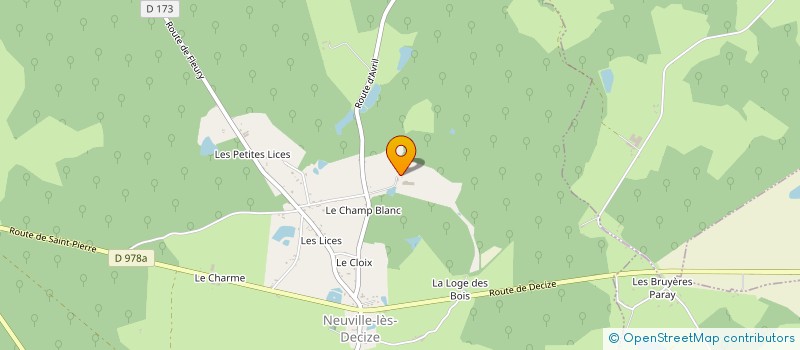 localisation de l'entreprise MONSIEUR MICHEL MAYET à NEUVILLE-LES-DECIZE