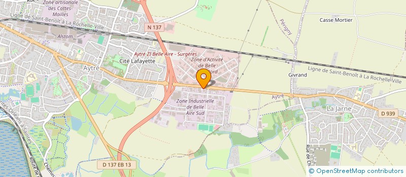 localisation de l'entreprise MONSIEUR MICHEL MAYOUX  AYTRE