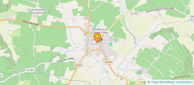 localisation de l'entreprise MONSIEUR MICHEL MAYS  SAUVETERRE-DE-GUYENNE