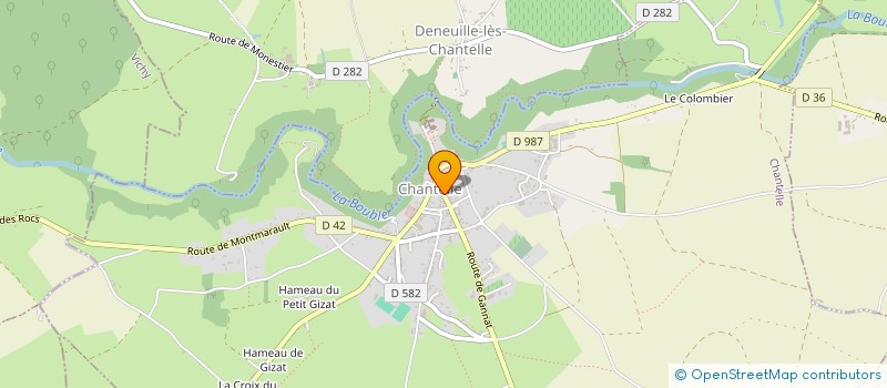 localisation de l'entreprise MONSIEUR MICHEL MAZAL à CHARROUX