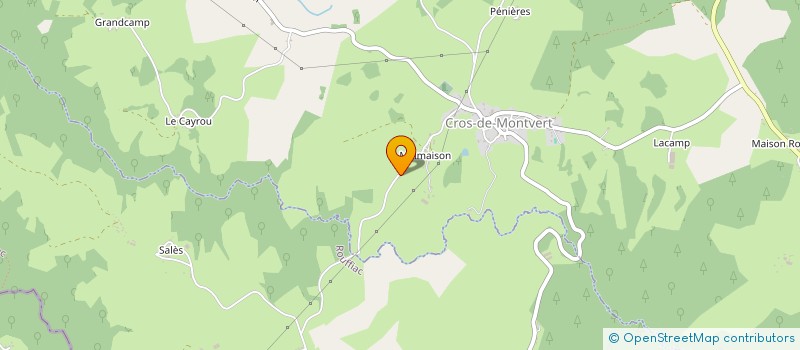 localisation de l'entreprise MONSIEUR MICHEL MAZARD à CROS-DE-MONTVERT