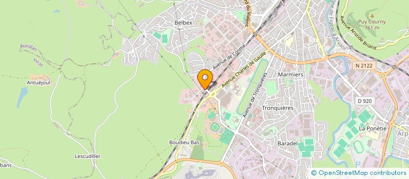 localisation de l'entreprise MONSIEUR MICHEL MAZET à AURILLAC