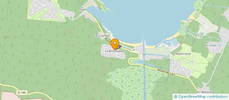 localisation de l'entreprise MONSIEUR MICHEL MAZZOCCO  BISCARROSSE