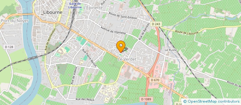 localisation de l'entreprise MONSIEUR MICHEL MBETADOUMGANG à LIBOURNE