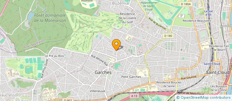 localisation de l'entreprise MONSIEUR MICHEL MEALET à GARCHES