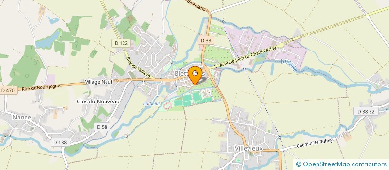 localisation de l'entreprise MONSIEUR MICHEL MEAN  BLETTERANS