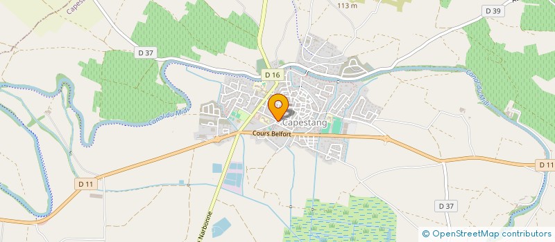 localisation de l'entreprise MONSIEUR MICHEL MEDUS à CAPESTANG