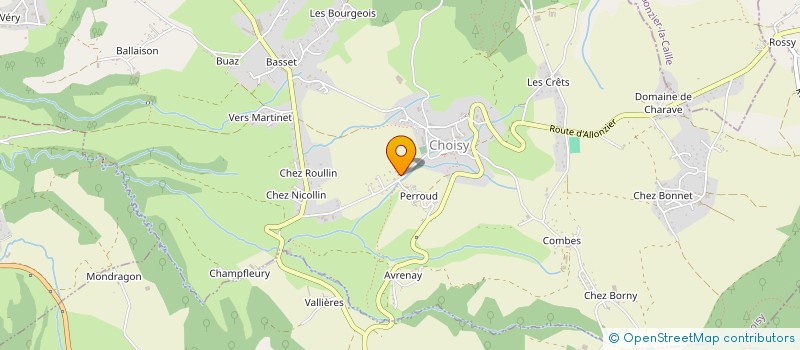 localisation de l'entreprise MONSIEUR MICHEL MEGEVAND  CHOISY