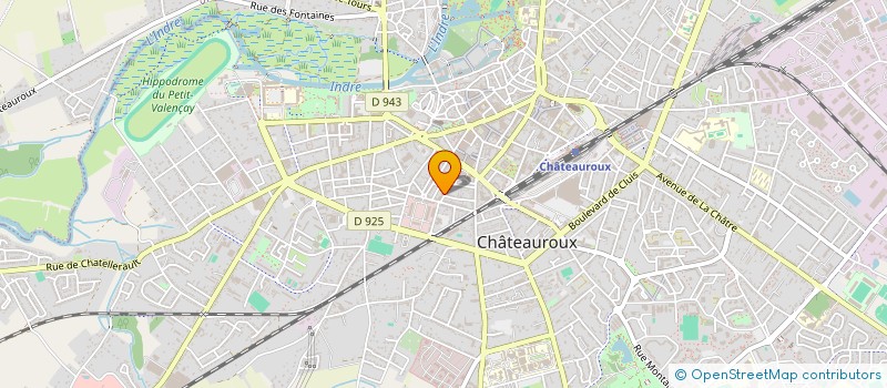 localisation de l'entreprise MONSIEUR MICHEL MEILLAUD à CHATEAUROUX