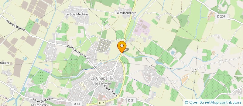 localisation de l'entreprise MONSIEUR MICHEL MEILLERAIS  SAINT-JULIEN-DE-CONCELLES