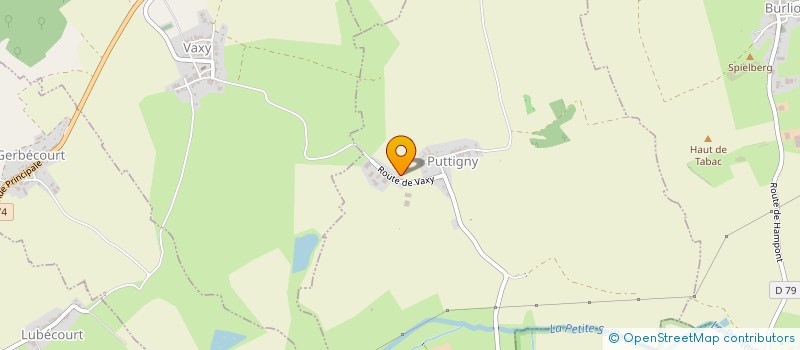 localisation de l'entreprise MONSIEUR MICHEL MELARD  PUTTIGNY