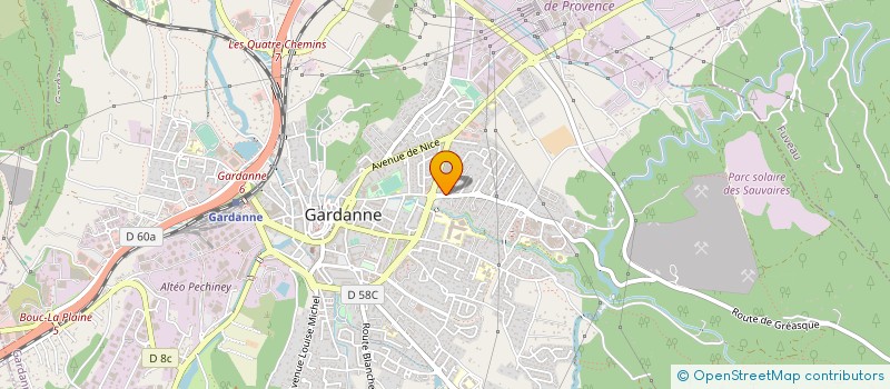 localisation de l'entreprise MONSIEUR MICHEL MELKONIAN à GARDANNE