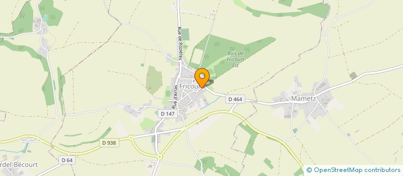 localisation de l'entreprise MONSIEUR MICHEL MELNYTSCHENKO à FRICOURT