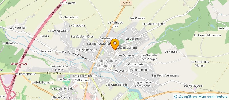 localisation de l'entreprise MONSIEUR MICHEL MENAGER  SAINTE-MAURE-DE-TOURAINE