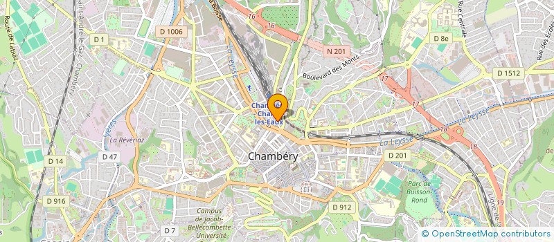 localisation de l'entreprise MONSIEUR MICHEL MENARD à CHAMBERY