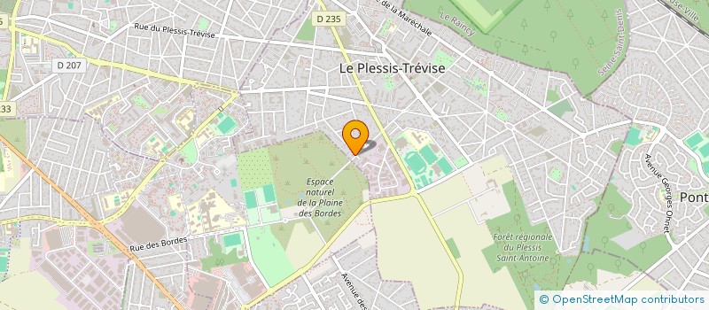 localisation de l'entreprise MONSIEUR MICHEL MENARD à LE PLESSIS-TREVISE