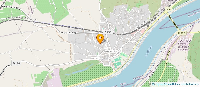 localisation de l'entreprise MONSIEUR MICHEL MENDEZ à ARAMON