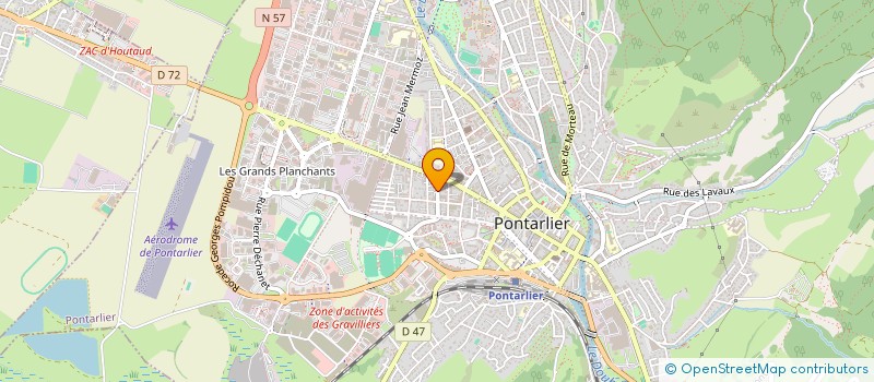 localisation de l'entreprise MONSIEUR MICHEL MENDY  PONTARLIER