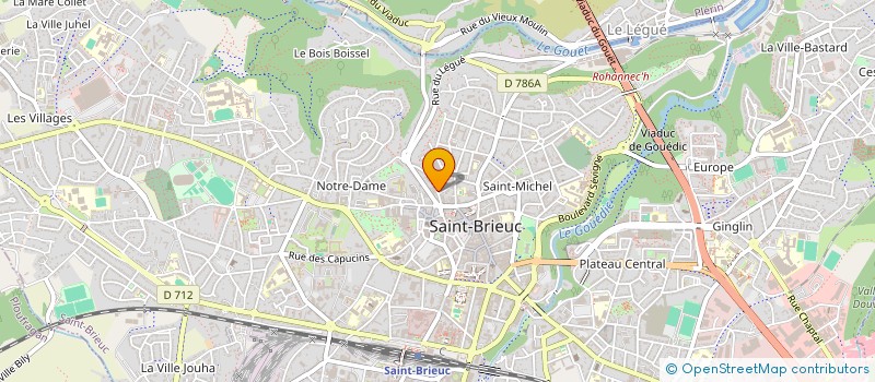 localisation de l'entreprise MONSIEUR MICHEL MENGUY à SAINT-BRIEUC