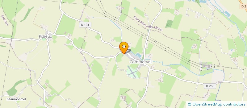 localisation de l'entreprise MONSIEUR MICHEL MENON  COMMERVEIL