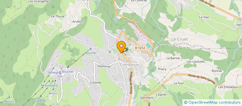 localisation de l'entreprise MONSIEUR MICHEL MENONI  COMBLOUX