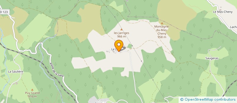 localisation de l'entreprise MONSIEUR MICHEL MENTINK  AMBRUGEAT