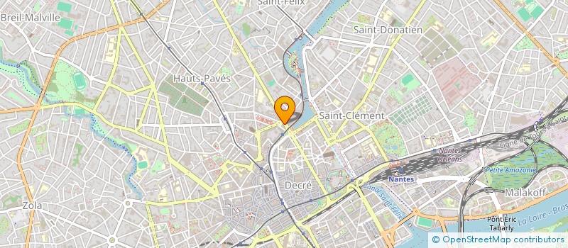 localisation de l'entreprise MONSIEUR MICHEL MERIAU à NANTES