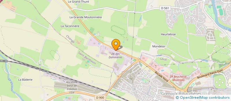 localisation de l'entreprise MONSIEUR MICHEL MERIENNE  LOUVERNE