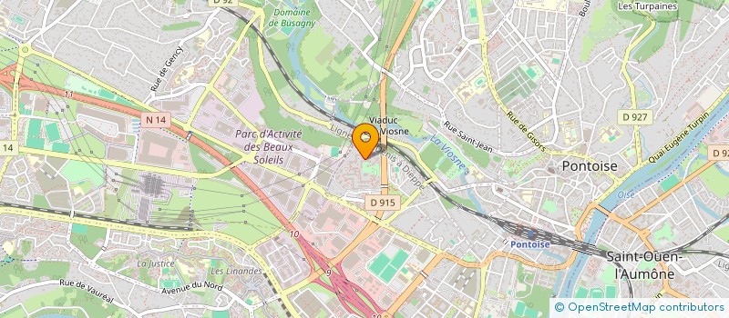 localisation de l'entreprise MONSIEUR MICHEL MERLI  PONTOISE