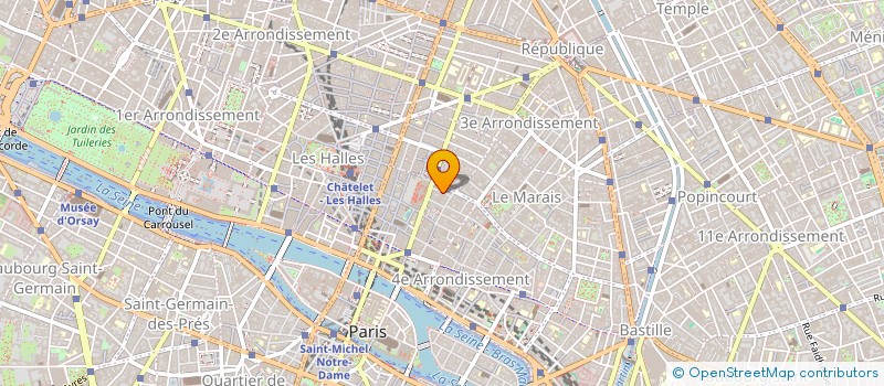 localisation de l'entreprise MONSIEUR MICHEL MERY  PARIS